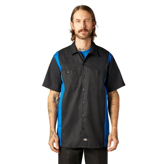 Dickies Men's Two-Tone Short Sleeve Work Shirt