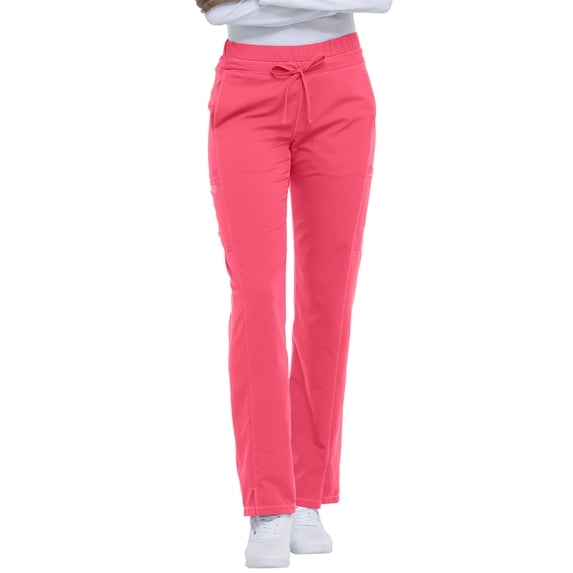 Dickies Dynamix Medical Scrubs Pant for Women Mid Rise Straight Leg Drawstring DK130, M, Desert Sunset