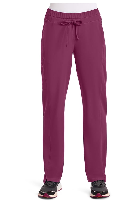 Dynamix Medical Scrubs Pant for Women Mid Rise Straight Leg Drawstring DK130