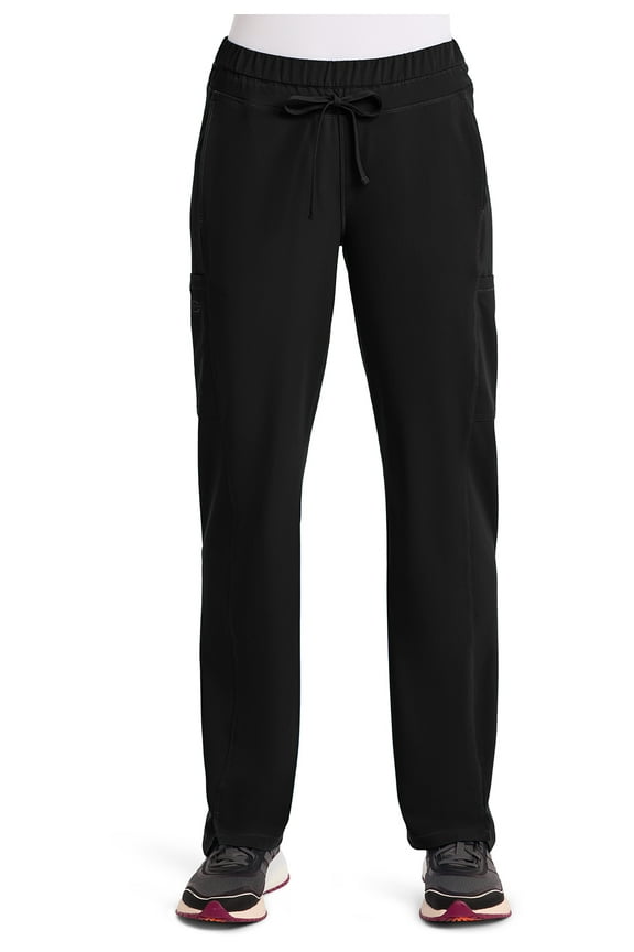 Dynamix Medical Scrubs Pant for Women Mid Rise Straight Leg Drawstring DK130