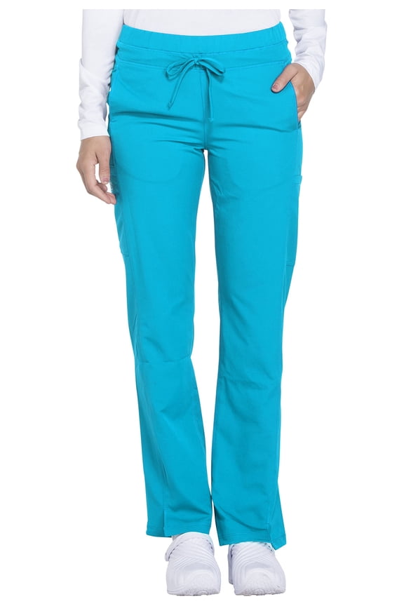 Dynamix Medical Scrubs Pant for Women Mid Rise Straight Leg Drawstring DK130