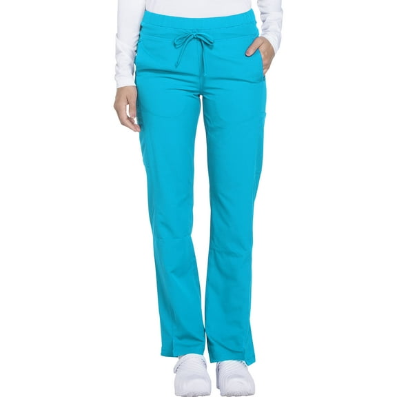 Dickies Dynamix Scrubs Pant for Women Mid Rise Straight Leg Drawstring DK130