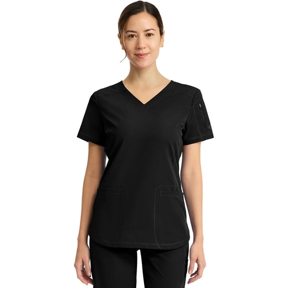 Dickies Dynamix Scrubs Top for Women V-Neck DK730