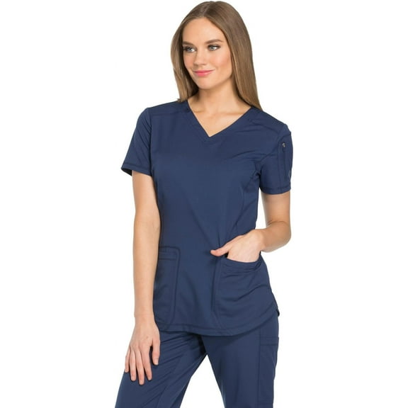 Dickies Dynamix Scrubs Top for Women V-Neck DK730
