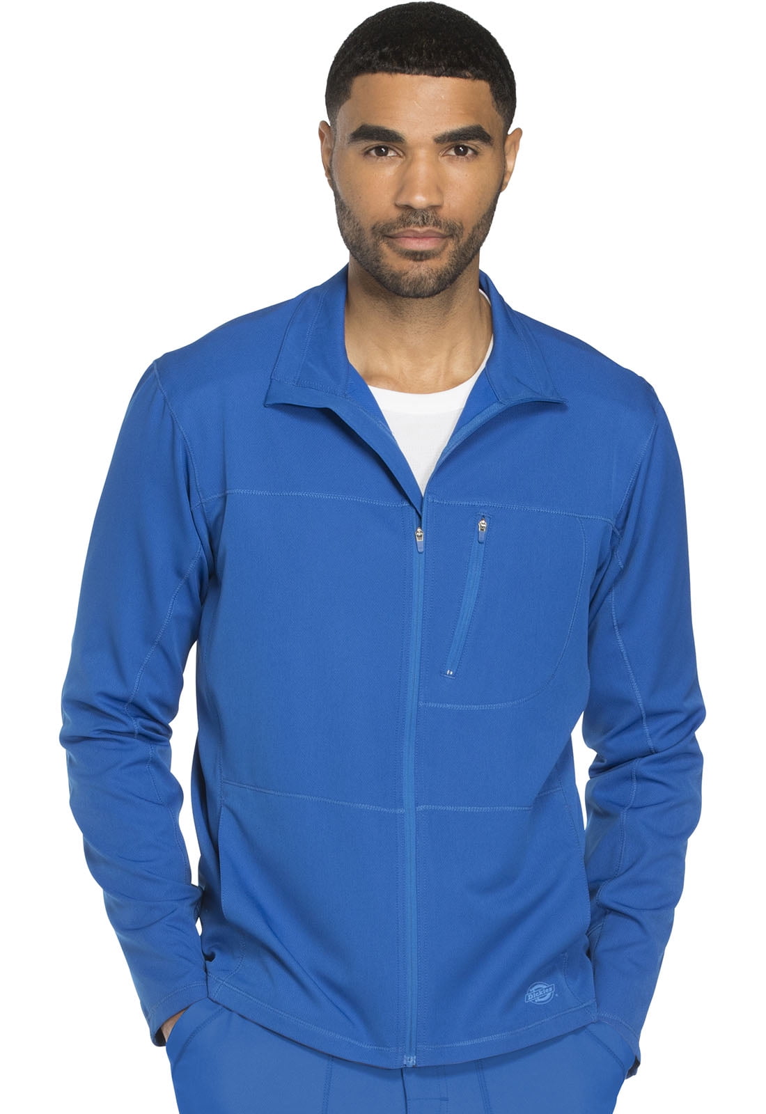 Dickies Dynamix Scrubs Warm Up Jacket for Men Zip Front DK310 - Walmart.com