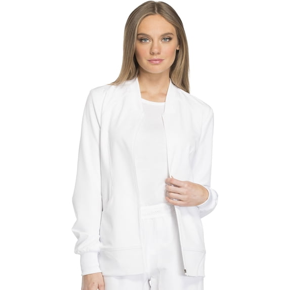 Dickies Dynamix Scrubs Warm Up Jacket for Women Zip Front DK330