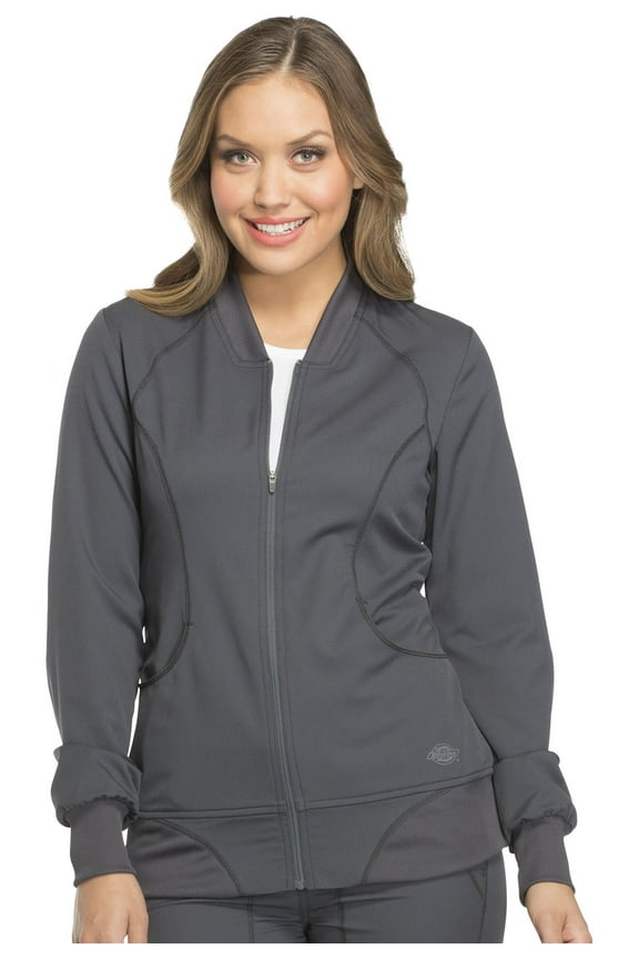 Dynamix Scrubs Warm Up Jacket for Women Zip Front DK330