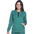 thumbnail image 1 of Dickies Dynamix Scrubs Warm Up Jacket for Women Zip Front DK330, 1 of 8