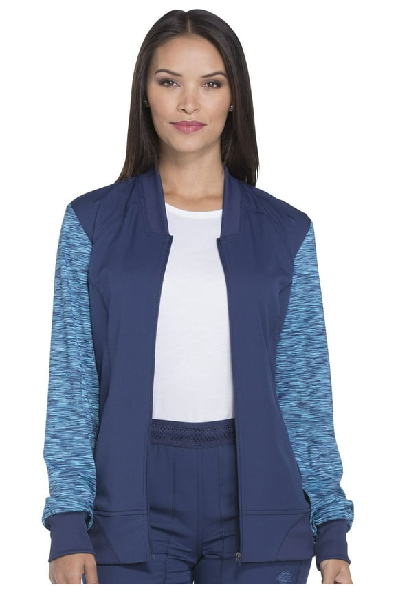 Dynamix Scrubs Warm Up Jacket for Women Zip Front DK340