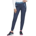 thumbnail image 1 of Dickies Dynamix Women Scrubs Pant, Natural Rise Tapered Leg Jogger, DK185T, XL Tall, Navy, 1 of 7