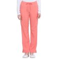 thumbnail image 1 of Dickies EDS Essentials Medical Scrubs Pant for Women Mid Rise Straight Leg Drawstring DK010, L, Ravashing Coral, 1 of 7