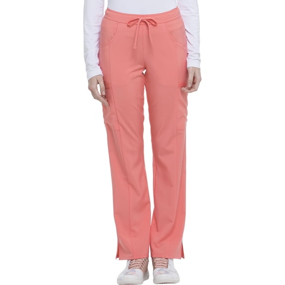 Dickies EDS Essentials Scrubs Pant for Women Mid Rise Straight Leg Drawstring DK010