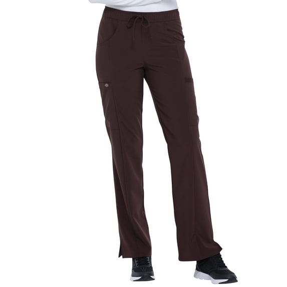 Dickies EDS Essentials Scrubs Pant for Women Mid Rise Straight Leg Drawstring DK010