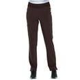 thumbnail image 1 of Dickies EDS Essentials Medical Scrubs Pant for Women Natural Rise Tapered Leg Pull-On DK005T, S Tall, Espresso, 1 of 8