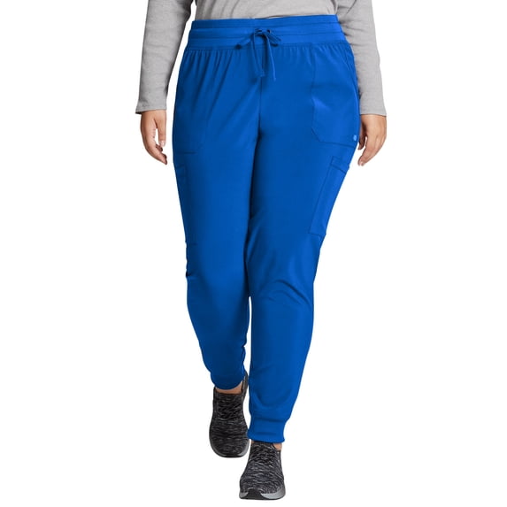 Dickies EDS Essentials Scrubs Pant For Women Mid Rise Jogger DK065, L, Teal Blue