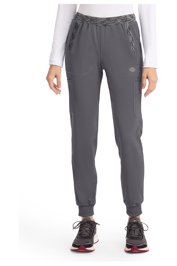 EDS Essentials Scrubs Pant For Women Mid Rise Jogger DK065, S, Hunter Green