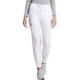 thumbnail image 1 of Dickies EDS Essentials Scrubs Pant For Women Mid Rise Jogger DK065, XXS, White, 1 of 9