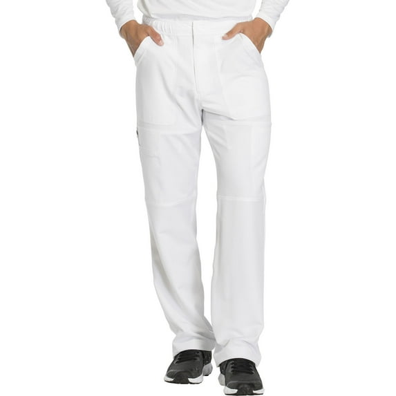 Dickies EDS Essentials Scrubs Pant For Women Mid Rise Jogger DK065P, S Petite, White