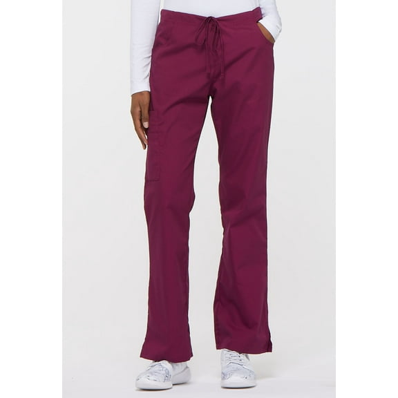 Dickies EDS Essentials Scrubs Pant For Women Mid Rise Jogger DK065P, XS Petite, Caribbean Blue
