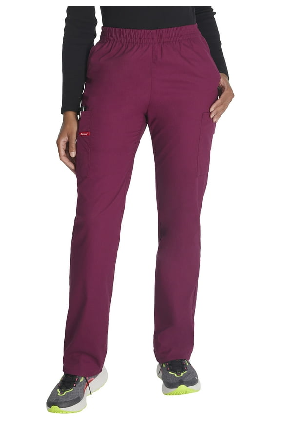 EDS Essentials Scrubs Pant for Men Natural Rise Drawstring DK015, XL, Black