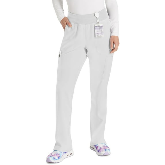 Dickies EDS Essentials Scrubs Pant for Women Mid Rise Straight Leg Drawstring DK010