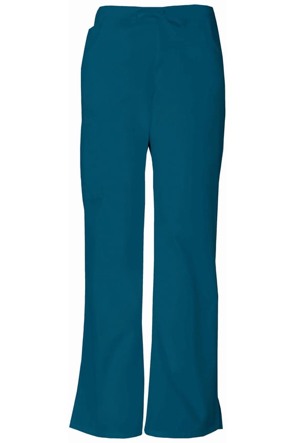 EDS Essentials Scrubs Pant for Women Mid Rise Straight Leg Drawstring DK010