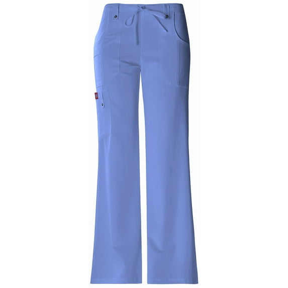 Dickies EDS Essentials Scrubs Pant for Women Mid Rise Straight Leg Drawstring DK010