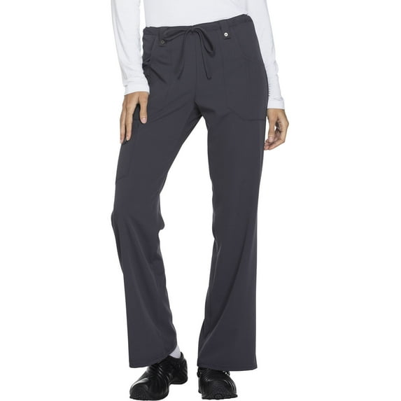 Dickies EDS Essentials Scrubs Pant for Women Mid Rise Straight Leg Drawstring DK010
