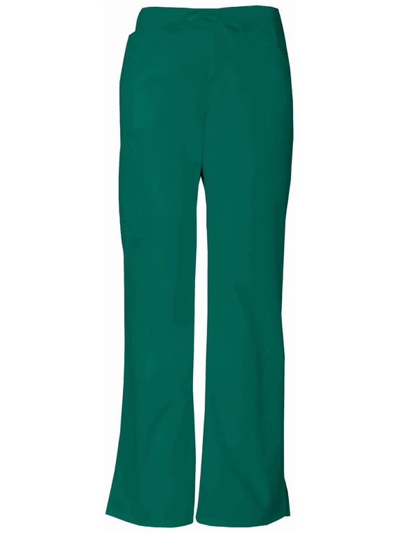 EDS Essentials Scrubs Pant for Women Mid Rise Straight Leg Drawstring DK010