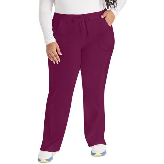 Dickies EDS Essentials Scrubs Pant for Women Mid Rise Straight Leg Drawstring DK010