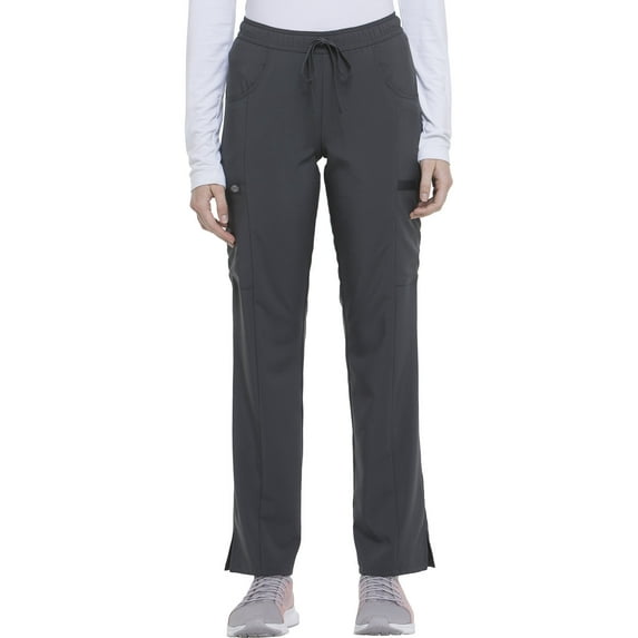 Dickies EDS Essentials Scrubs Pant for Women Mid Rise Straight Leg Drawstring DK010