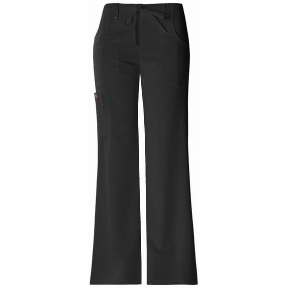 Dickies EDS Essentials Scrubs Pant for Women Mid Rise Straight Leg Drawstring DK010