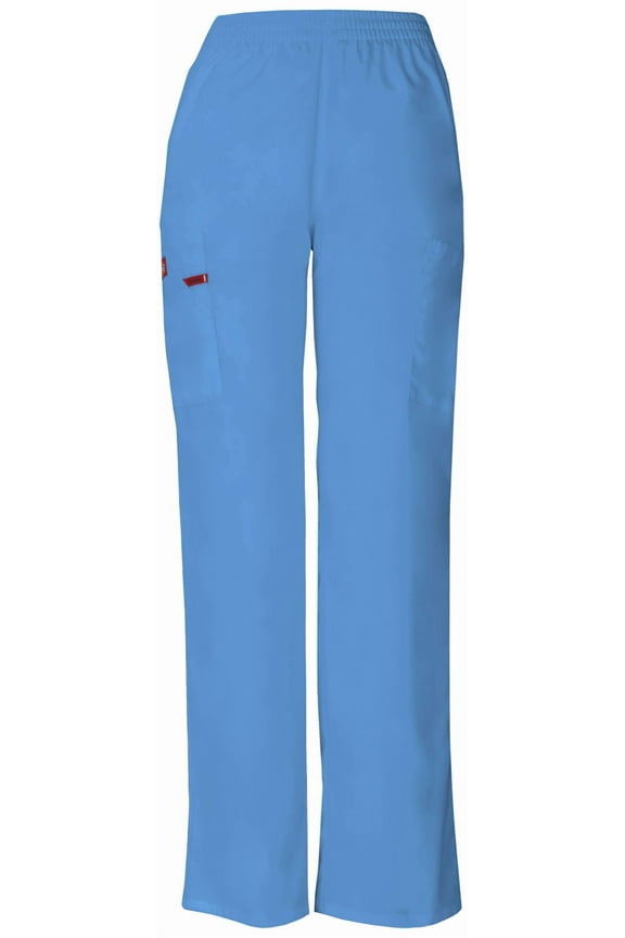 EDS Essentials Scrubs Pant for Women Mid Rise Straight Leg Drawstring DK010
