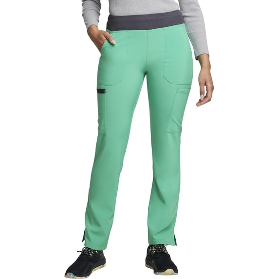 Dickies EDS Essentials Scrubs Pant for Women Mid Rise Straight Leg Drawstring DK010