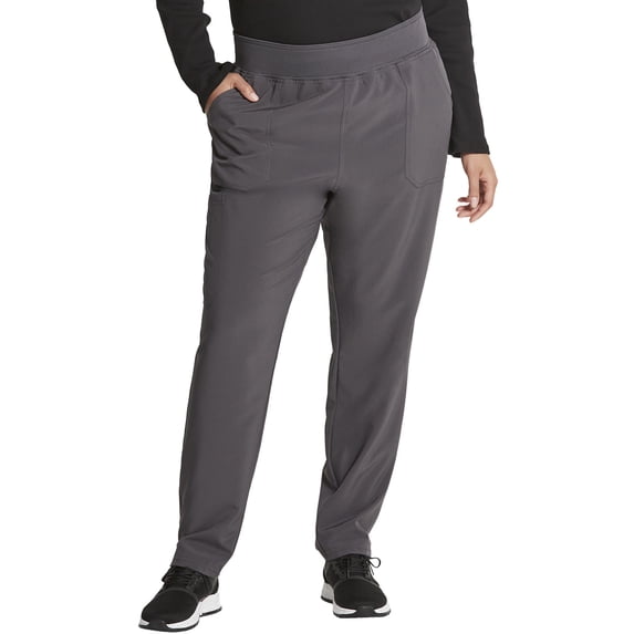 Dickies EDS Essentials Scrubs Pant for Women Mid Rise Tapered Leg Pull-on DK090