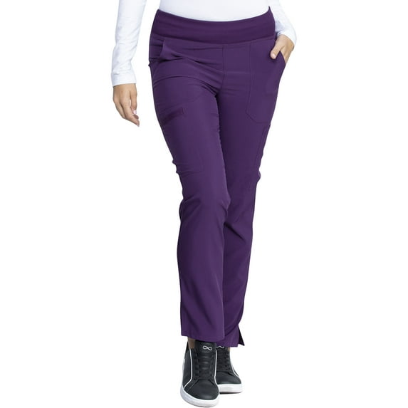 Dickies EDS Essentials Scrubs Pant for Women Natural Rise Tapered Leg Pull-On DK005