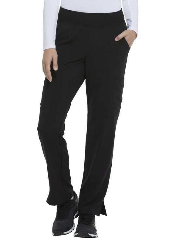 Dickies EDS Essentials Scrubs Pant for Women Natural Rise Tapered Leg Pull-On DK005