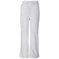 thumbnail image 1 of Dickies Women's Scrub Pants Natural Rise Tapered Leg Pull-On Bottoms with 7 Pockets and Knit Waistband DK005P, L Petite, Turq, 1 of 5