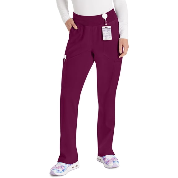 Dickies EDS Essentials Scrubs Pant for Women Natural Rise Tapered Leg Pull-On DK005