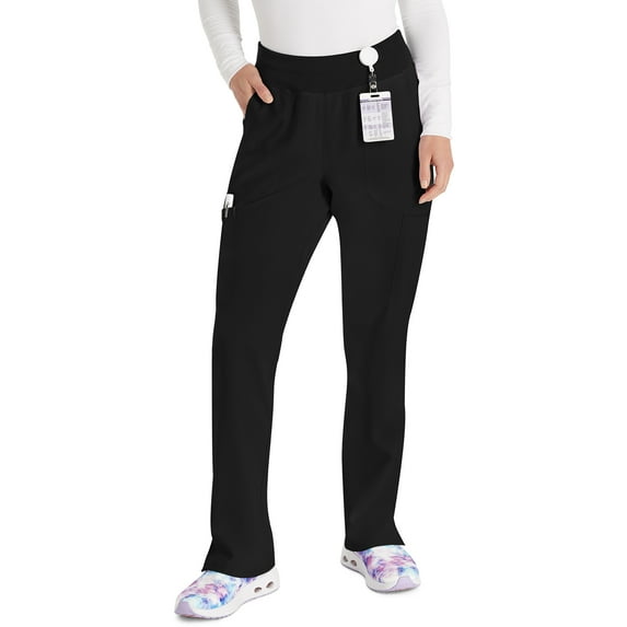 Dickies EDS Essentials Scrubs Pant for Women Natural Rise Tapered Leg Pull-On DK005