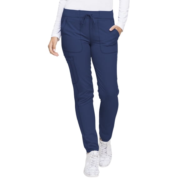 Dickies EDS Essentials Scrubs Pant for Women Natural Rise Tapered Leg Pull-On DK005
