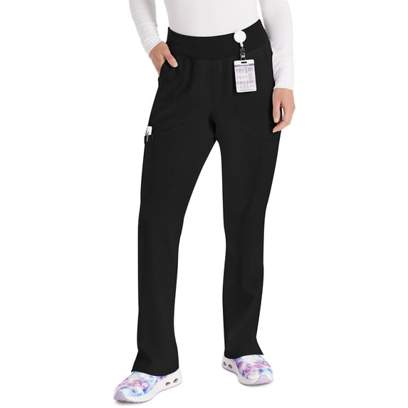 Dickies EDS Essentials Scrubs Pant for Women Natural Rise Tapered Leg Pull-On DK005