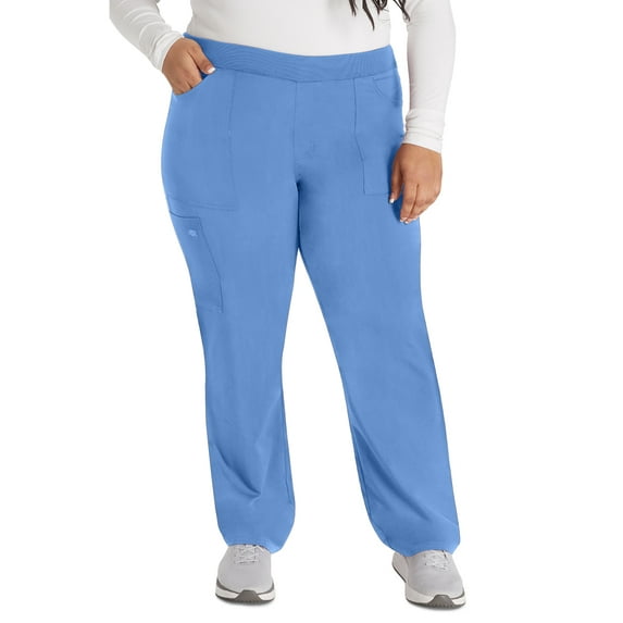 Dickies EDS Essentials Scrubs Pant for Women Natural Rise Tapered Leg Pull-On DK005