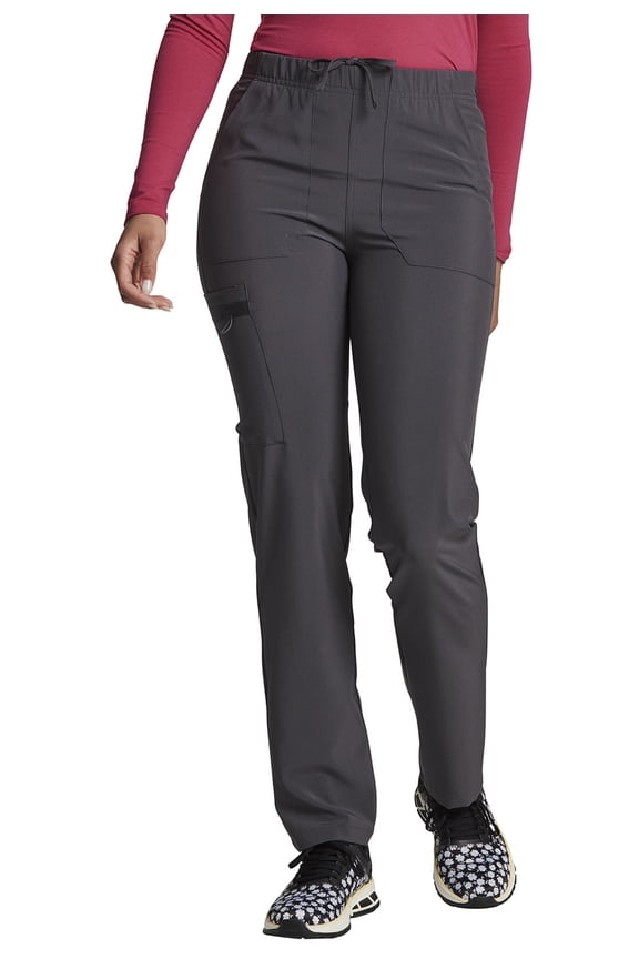 EDS Essentials Scrubs Pant for Women Natural Rise Tapered Leg Pull-On DK005