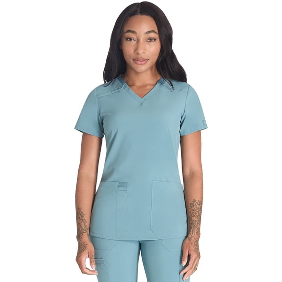 Dickies EDS Essentials Scrubs Top For Women V-Neck DK615