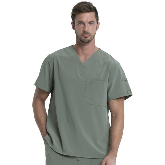 Dickies EDS Essentials Scrubs Top for Men V-Neck DK635