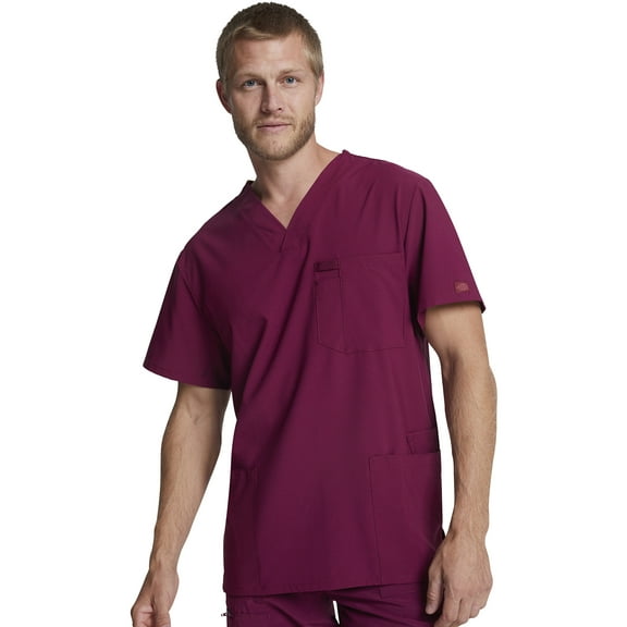Dickies EDS Essentials Scrubs Top for Men V-Neck DK645