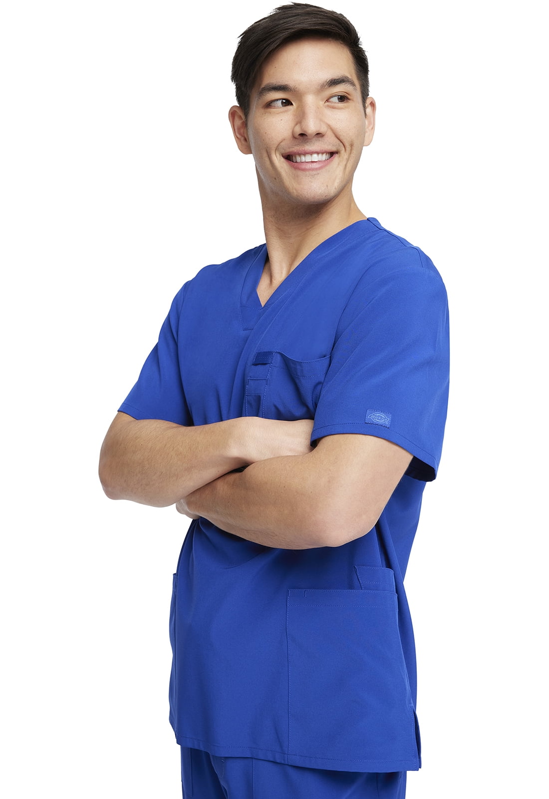 Dickies EDS Essentials Scrubs Top for Men V-Neck DK645