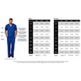 thumbnail image 1 of Dickies EDS Essentials Scrubs Top for Men V-Neck Plus Size DK635, 4XL, Black, 1 of 6