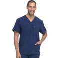 thumbnail image 1 of Dickies EDS Essentials Scrubs Top for Men V-Neck Plus Size DK645, 4XL, Navy, 1 of 8